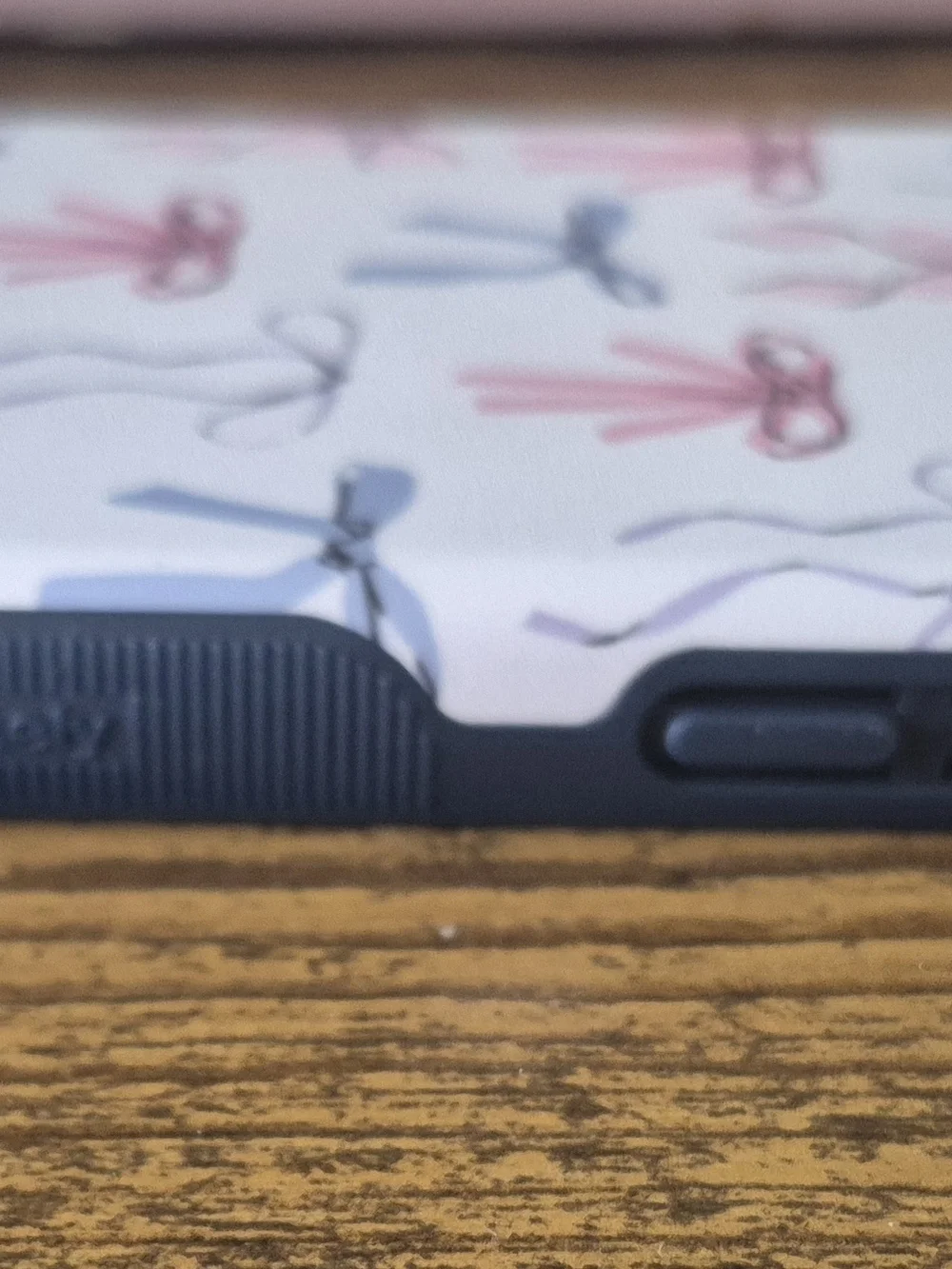 Cute Pink & Blue Bow iPhone Case - Unbranded
